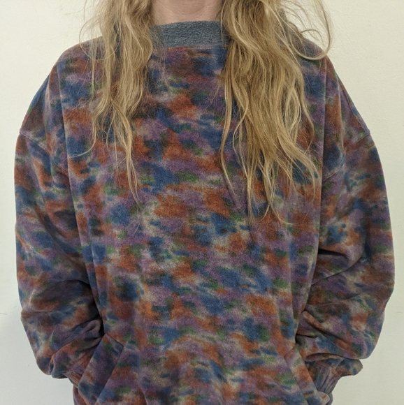 Fleece Pullover XL Vintage Street People. - Picture 8 of 10